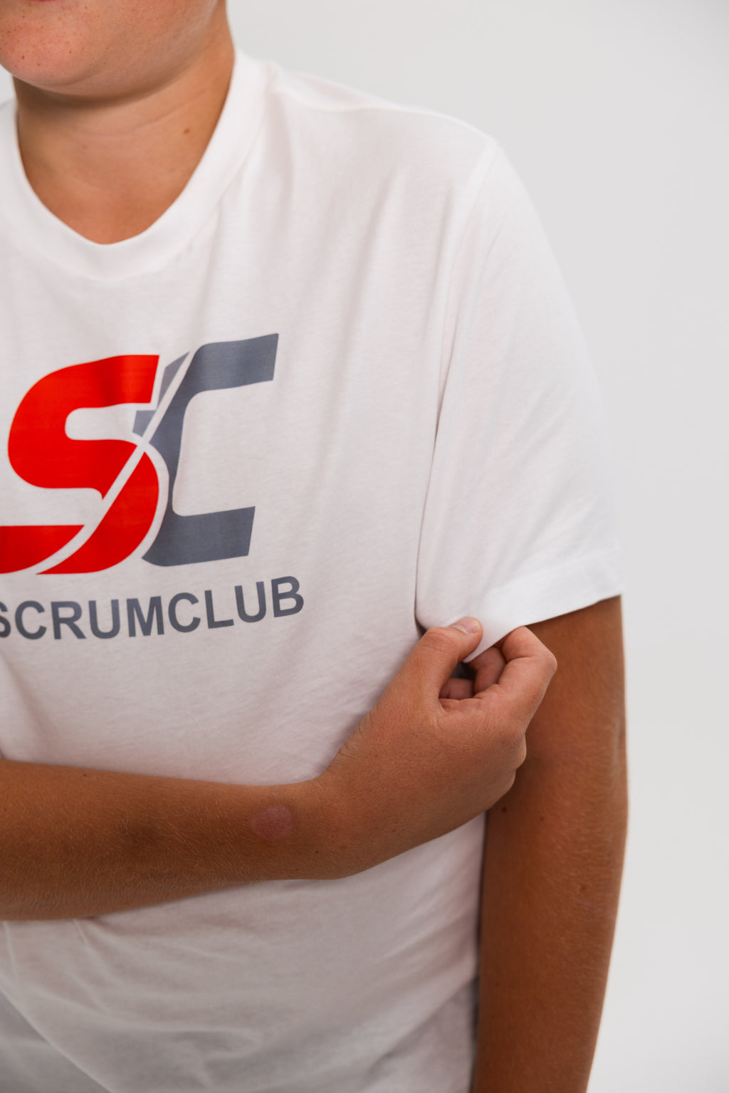 Everyday SC Tee white - sleeve detail