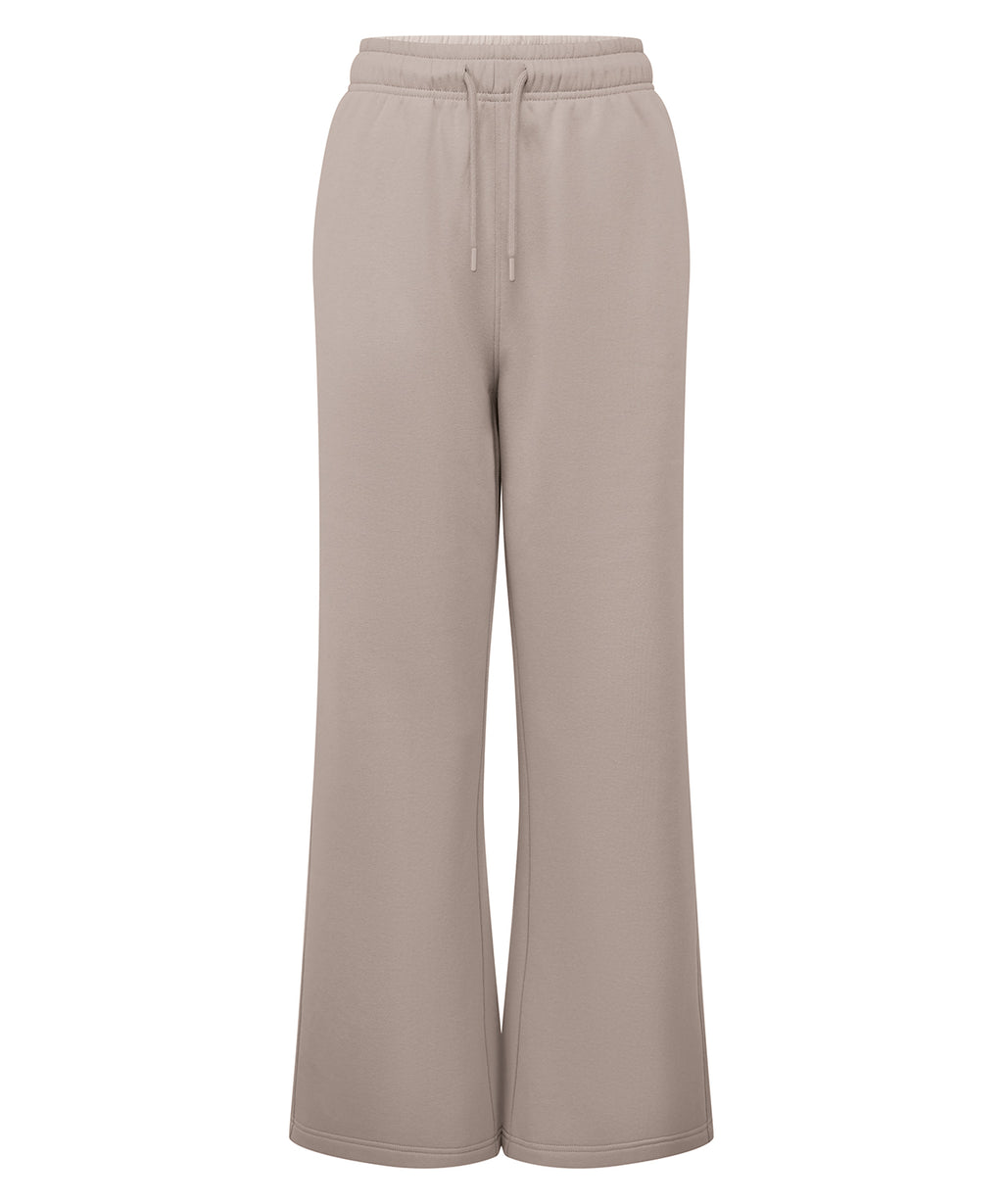 Wide-Leg Joggers stone - product front