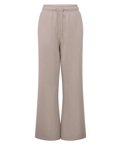 Wide-Leg Joggers stone - product front