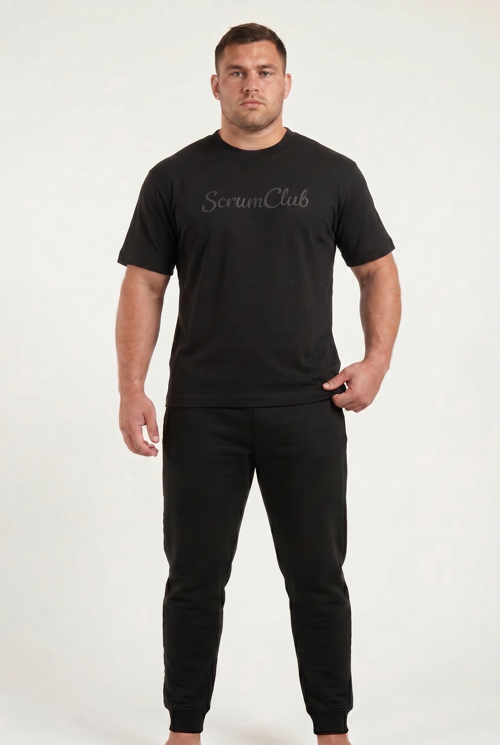 SC Puff Tee, Black, ScrumClub