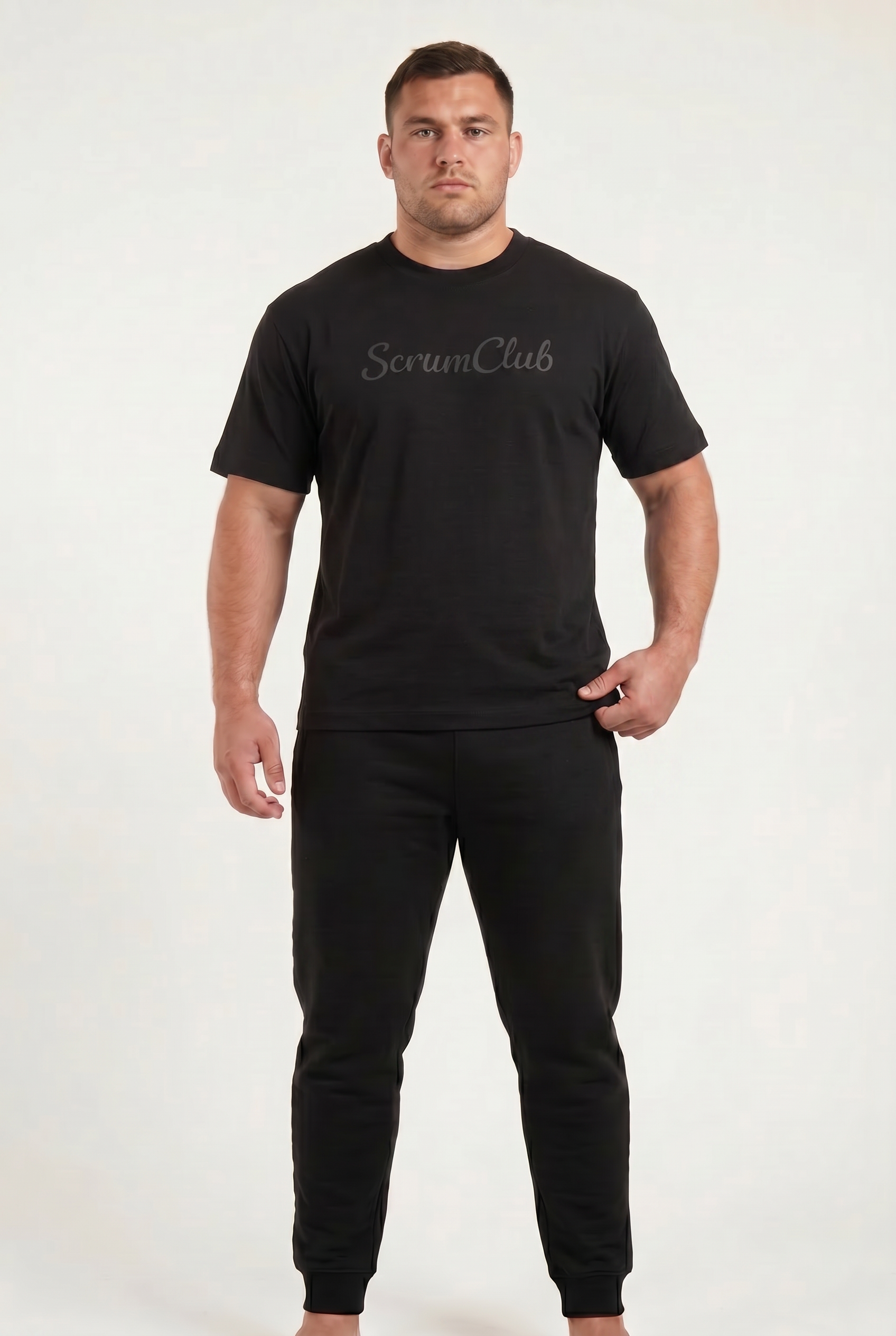 SC Puff Tee, Black, ScrumClub