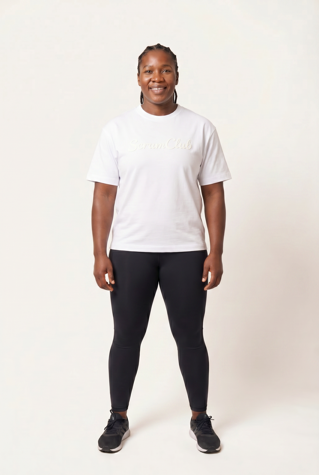 SC Puff Tee, White, ScrumClub