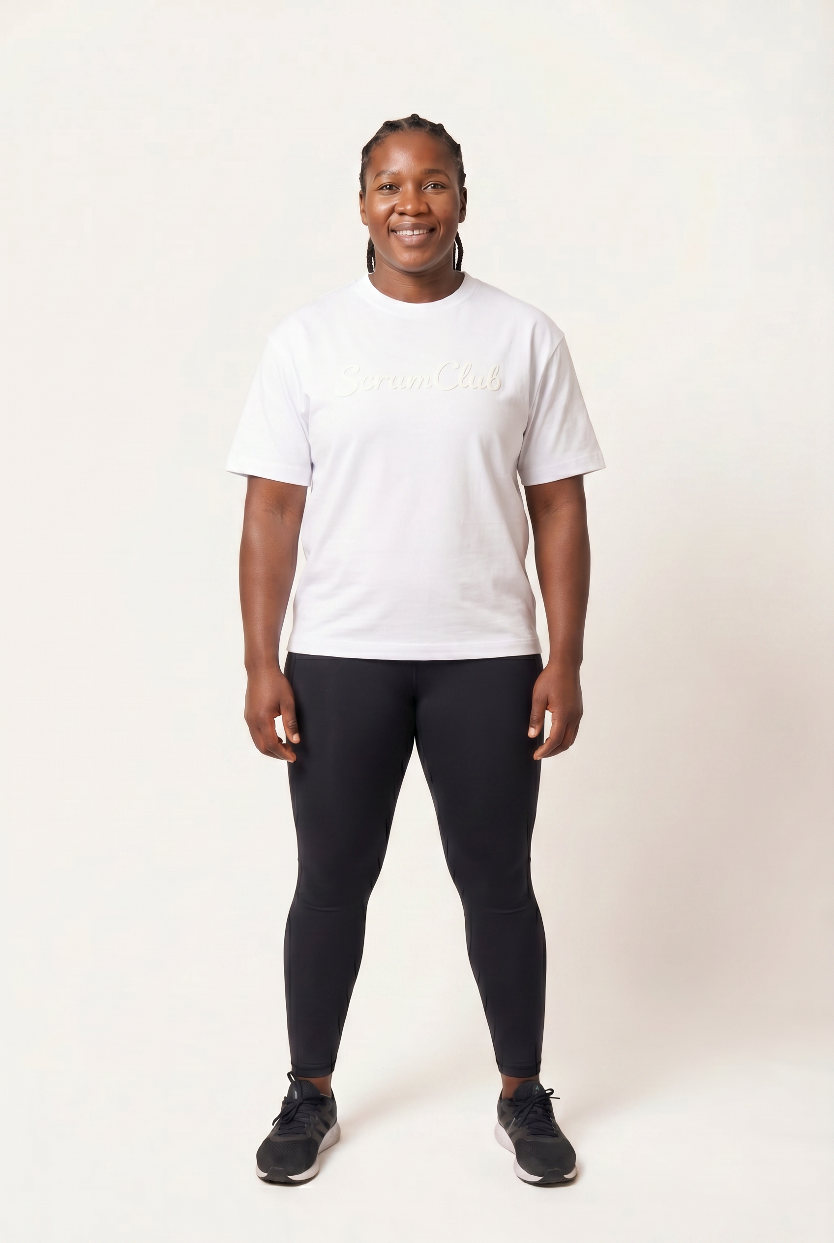 SC Puff Tee, White, ScrumClub