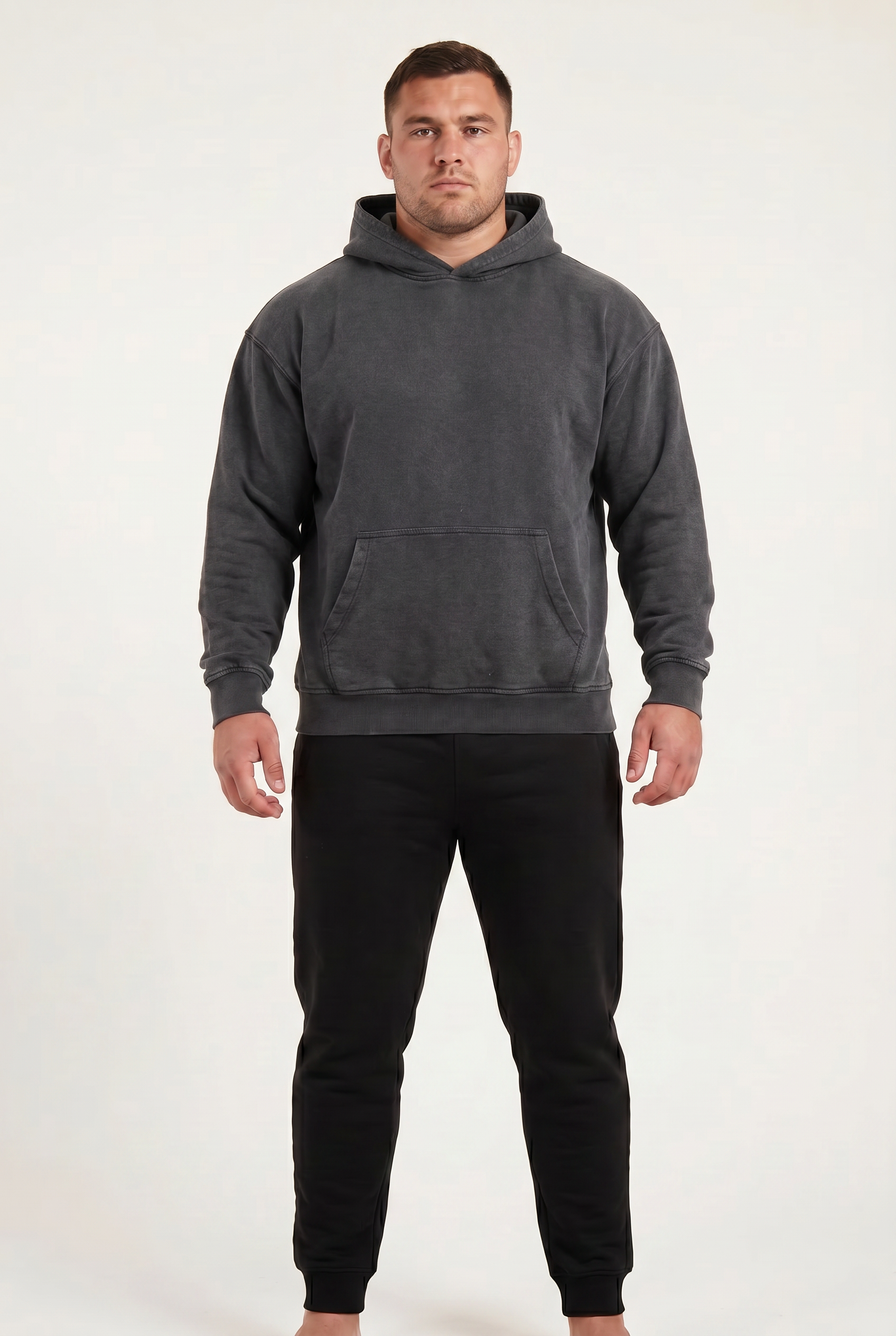 Mucky Ruck Hoodie, Washed Black, ScrumClub