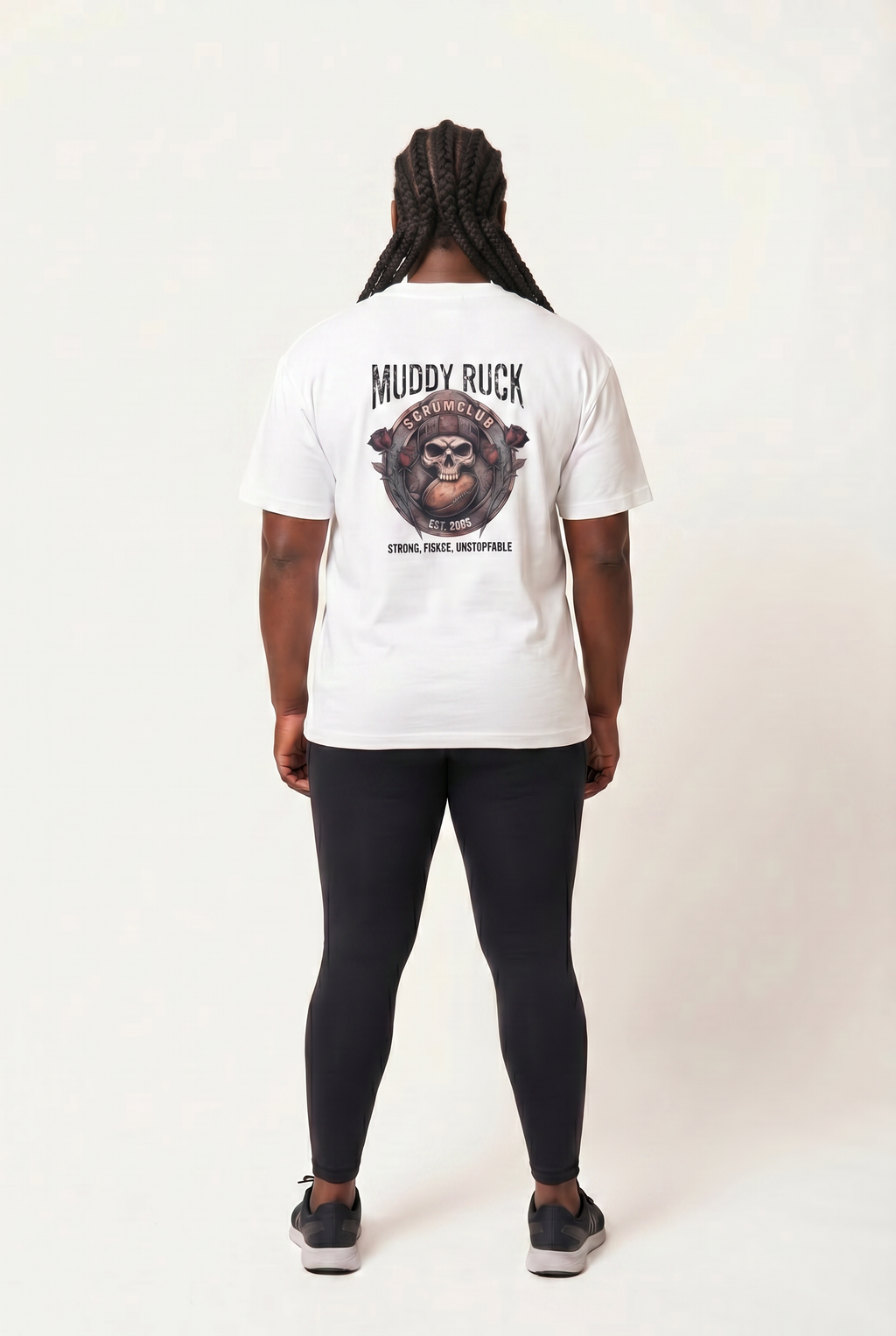 Mucky Ruck Tee, White, ScrumClub