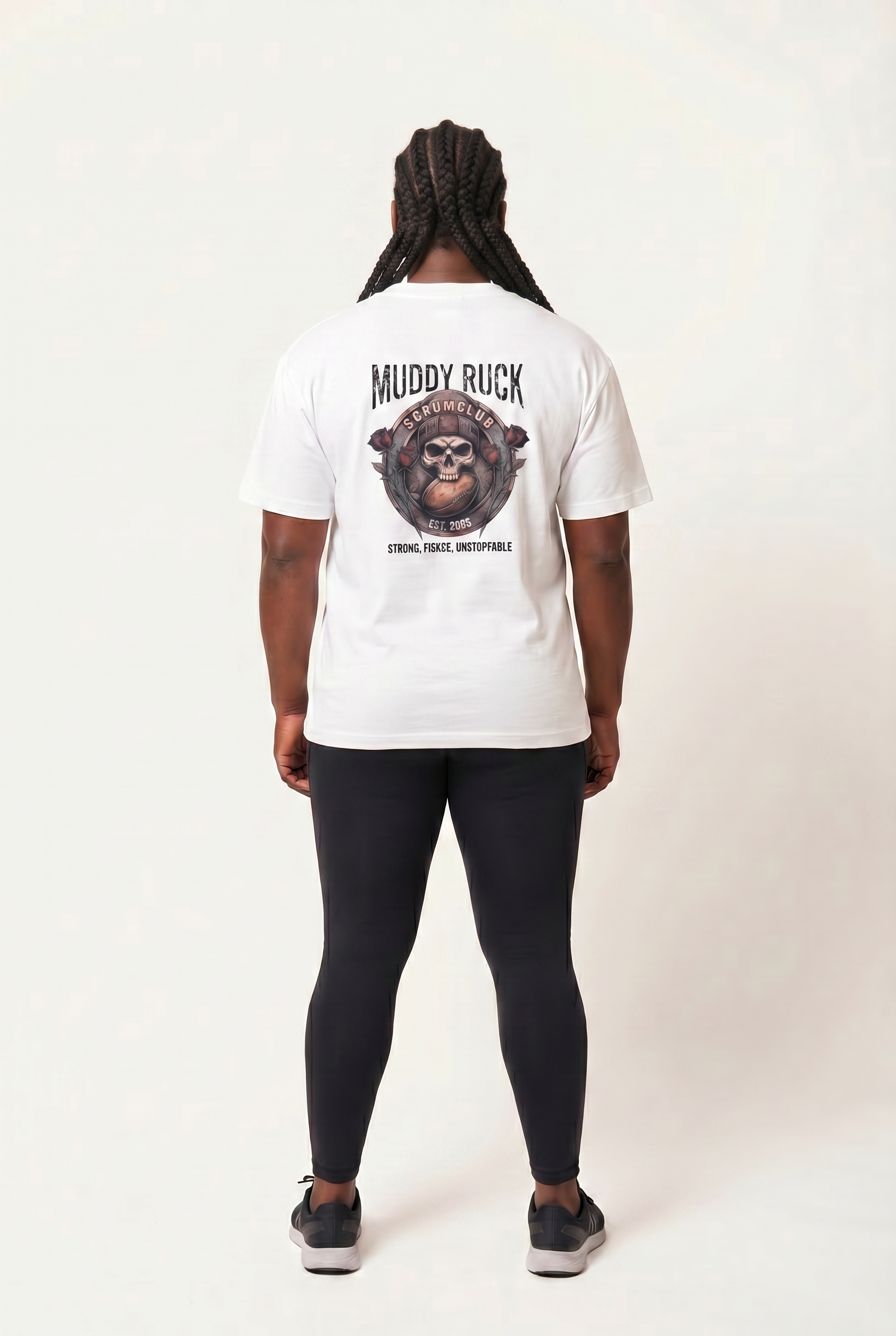 Mucky Ruck Tee, White, ScrumClub