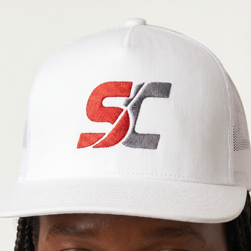SC Trucker Hat, White, ScrumClub