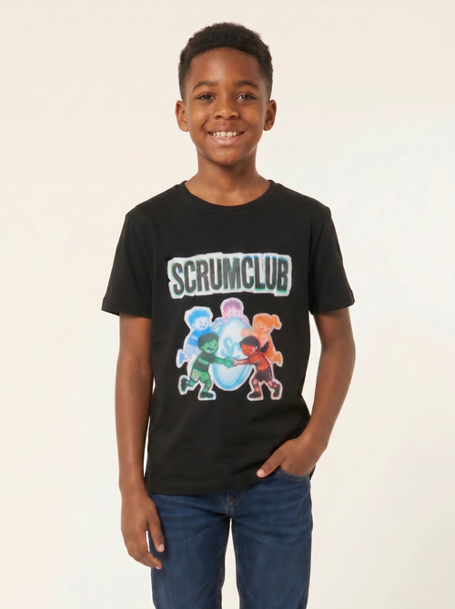 Kids SC Tee, Black, ScrumClub