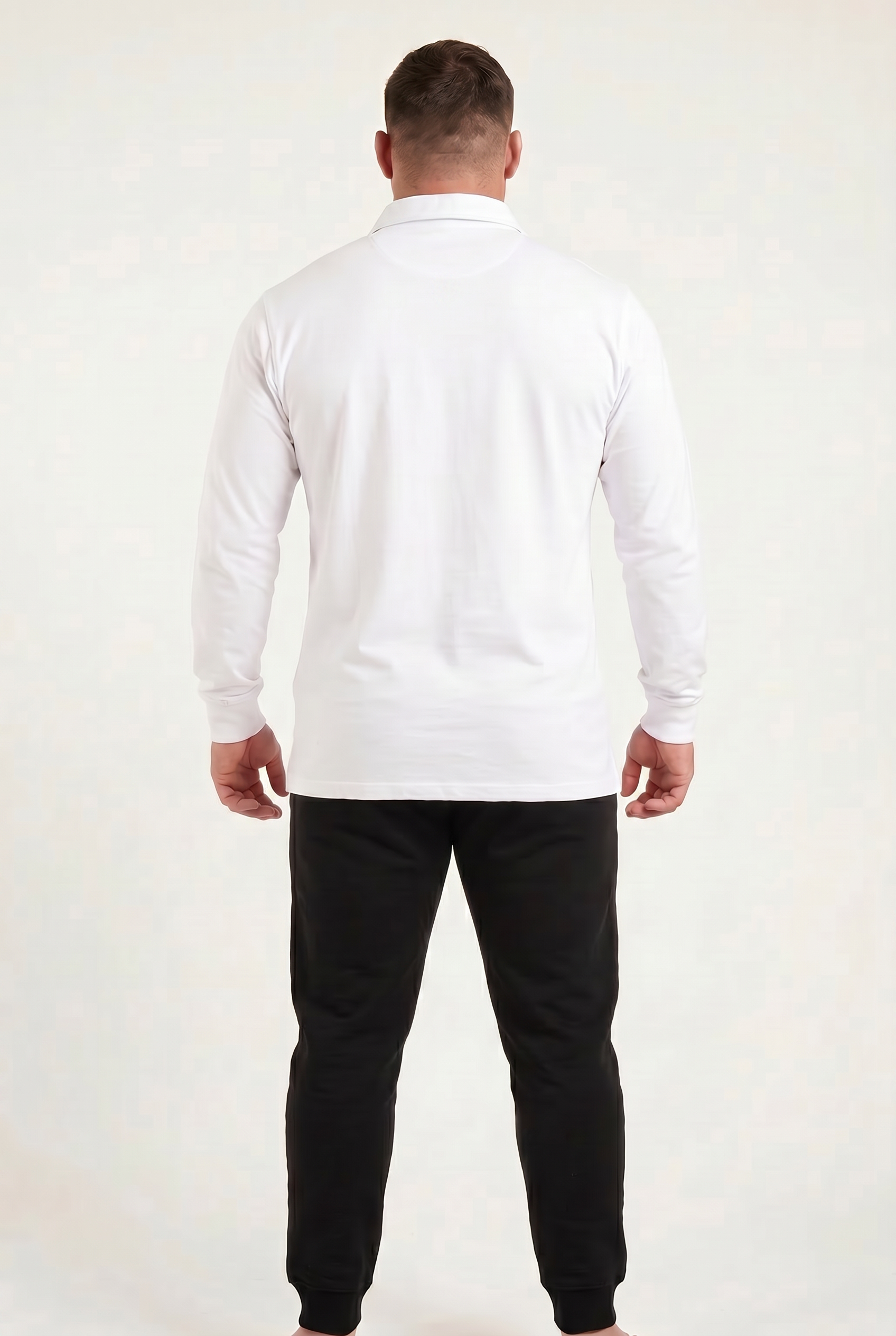 Heritage Rose Rugby Shirt, White, ScrumClub