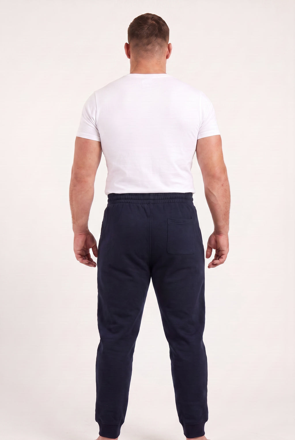 SC Tracksuit Joggers grey and navy - back