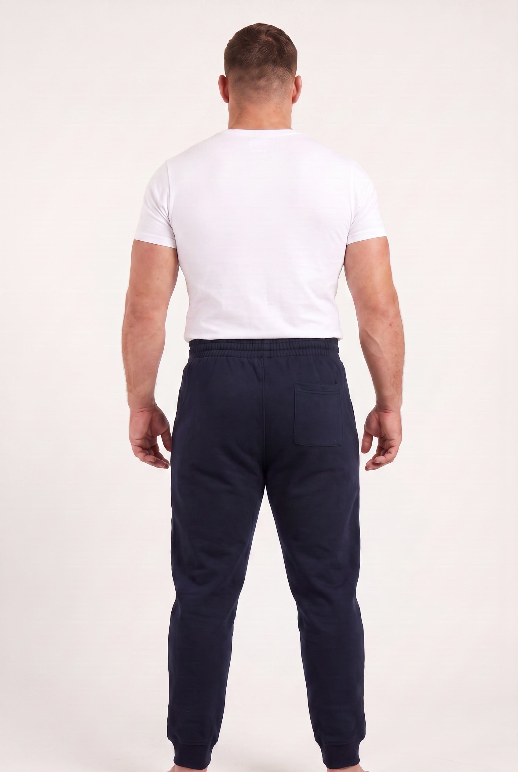 SC Tracksuit Joggers grey and navy - back