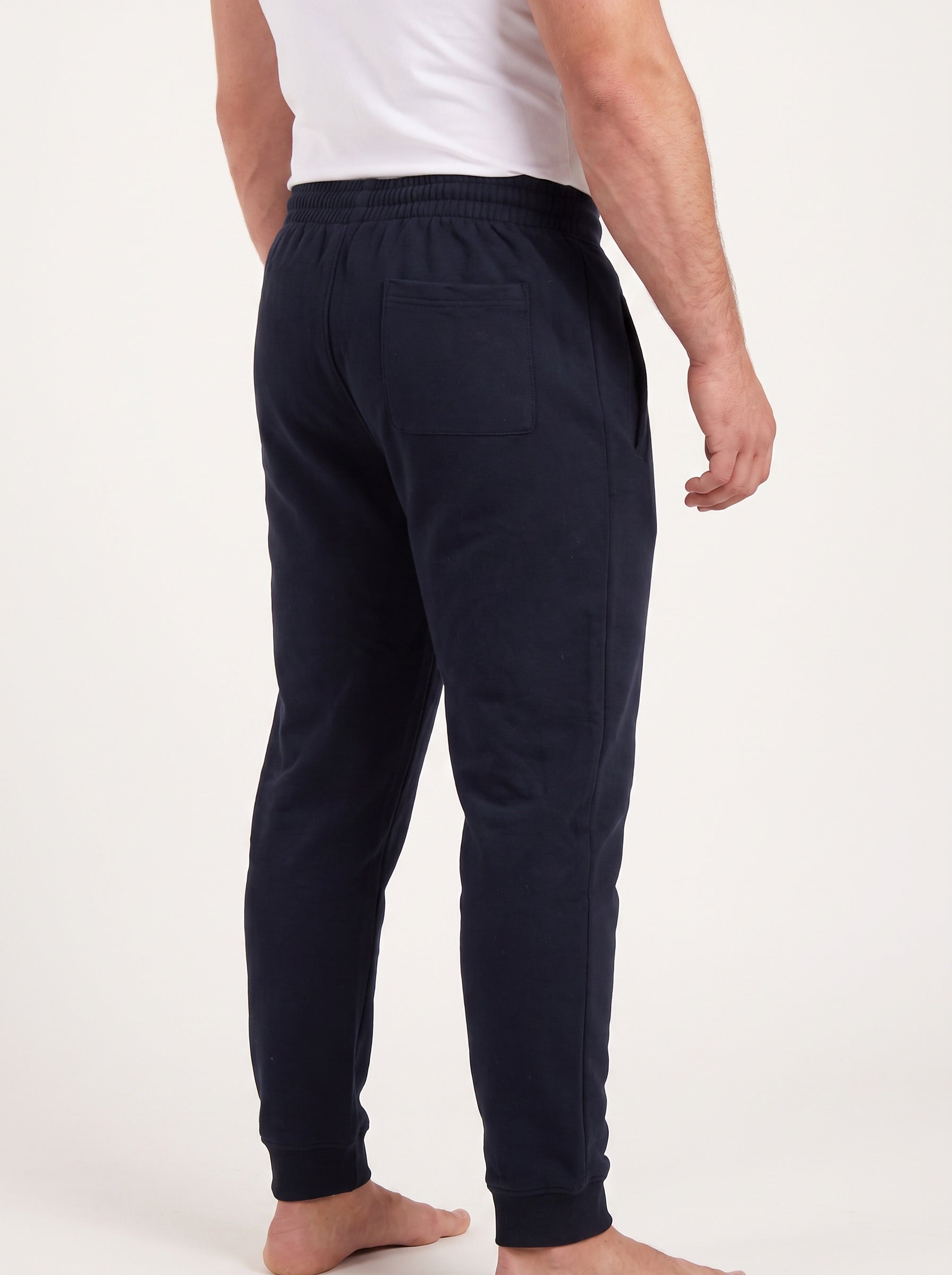 SC Tracksuit Joggers grey and navy - side detail